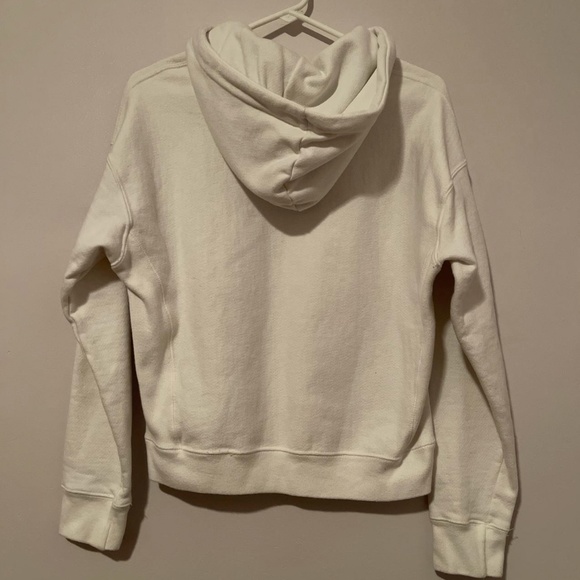 Champion Women's White and Blue Hoodie - Picture 4 of 4